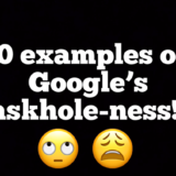 Google is an askhole